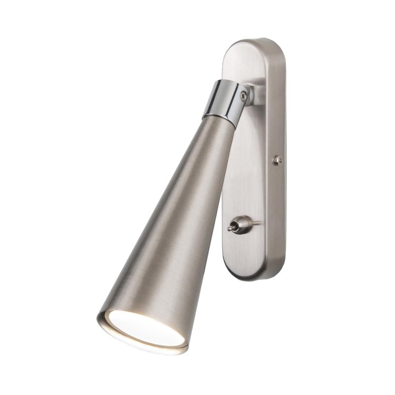 Спот Elektrostandard Horn GU10 SW MRL 1010 сатинированный никель 4690389149986 в Санкт-Петербурге