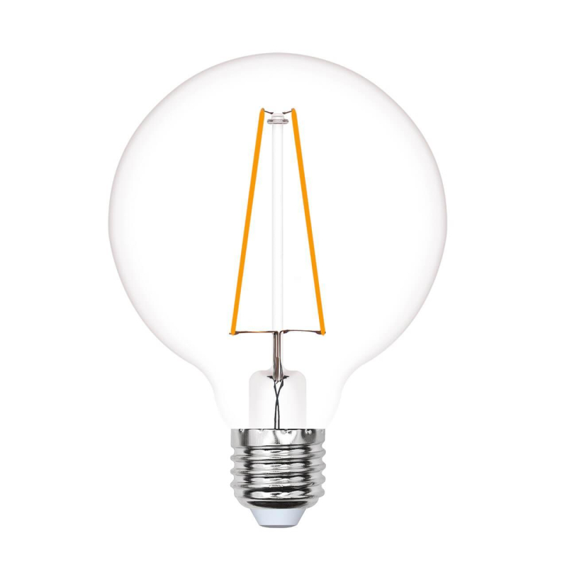 Лампа светодиодная филаментная Uniel E27 4W золотистый LED-G95-4W/GOLDEN/E27 GLV21GO UL-00000850 в Санкт-Петербурге