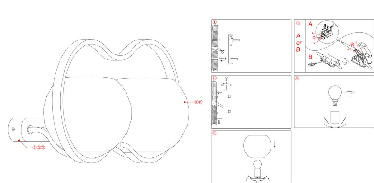 Бра Odeon Light Bani 2540/2W в Санкт-Петербурге