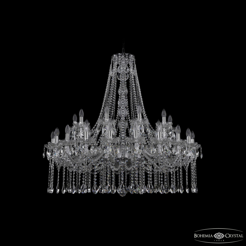 Подвесная люстра Bohemia Ivele Crystal 1413/20+10/400/h-109 Ni в Санкт-Петербурге