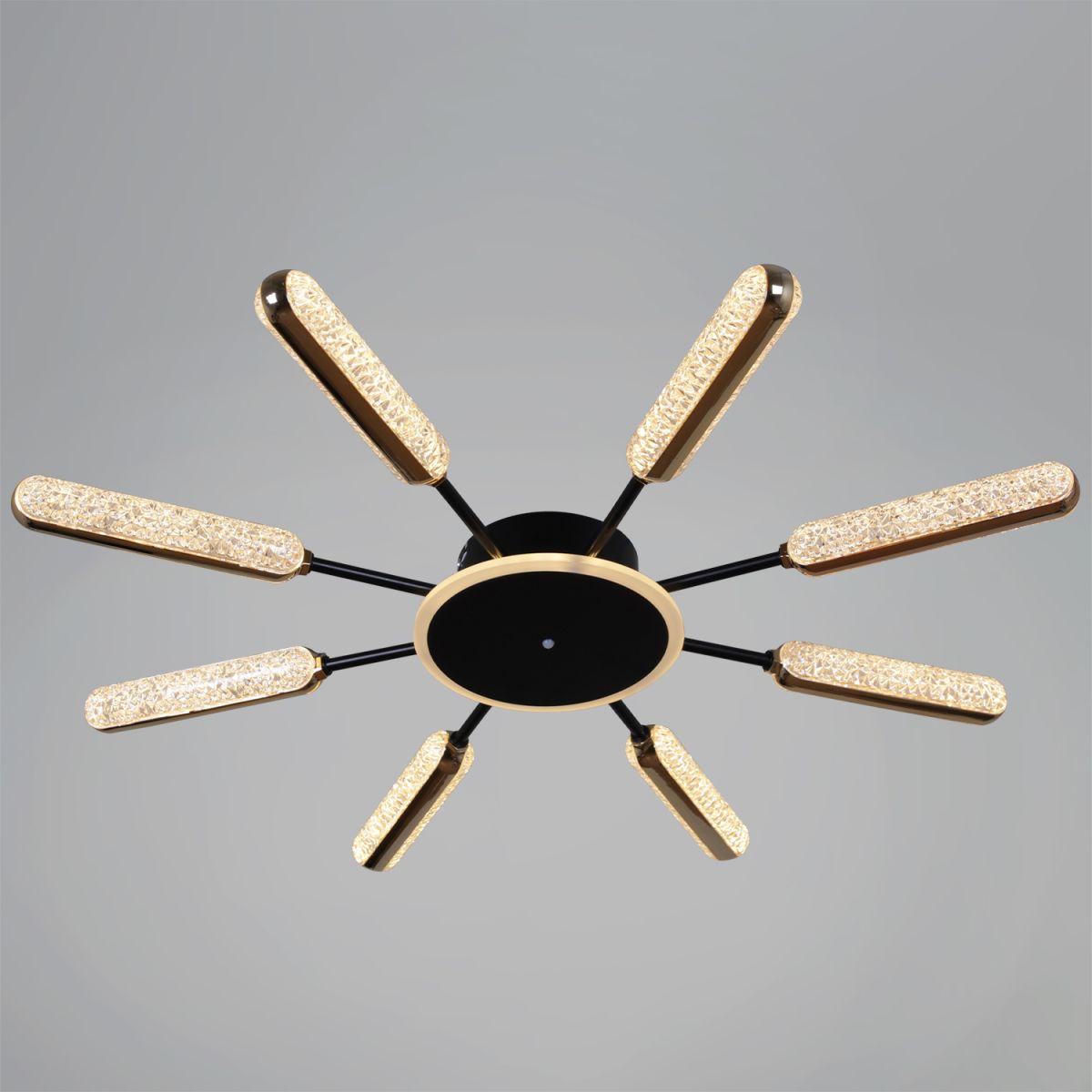 Потолочная led люстра Reluce 08290-0.3-08 BK+GD в #REGION_NAME_DECLINE_PP#