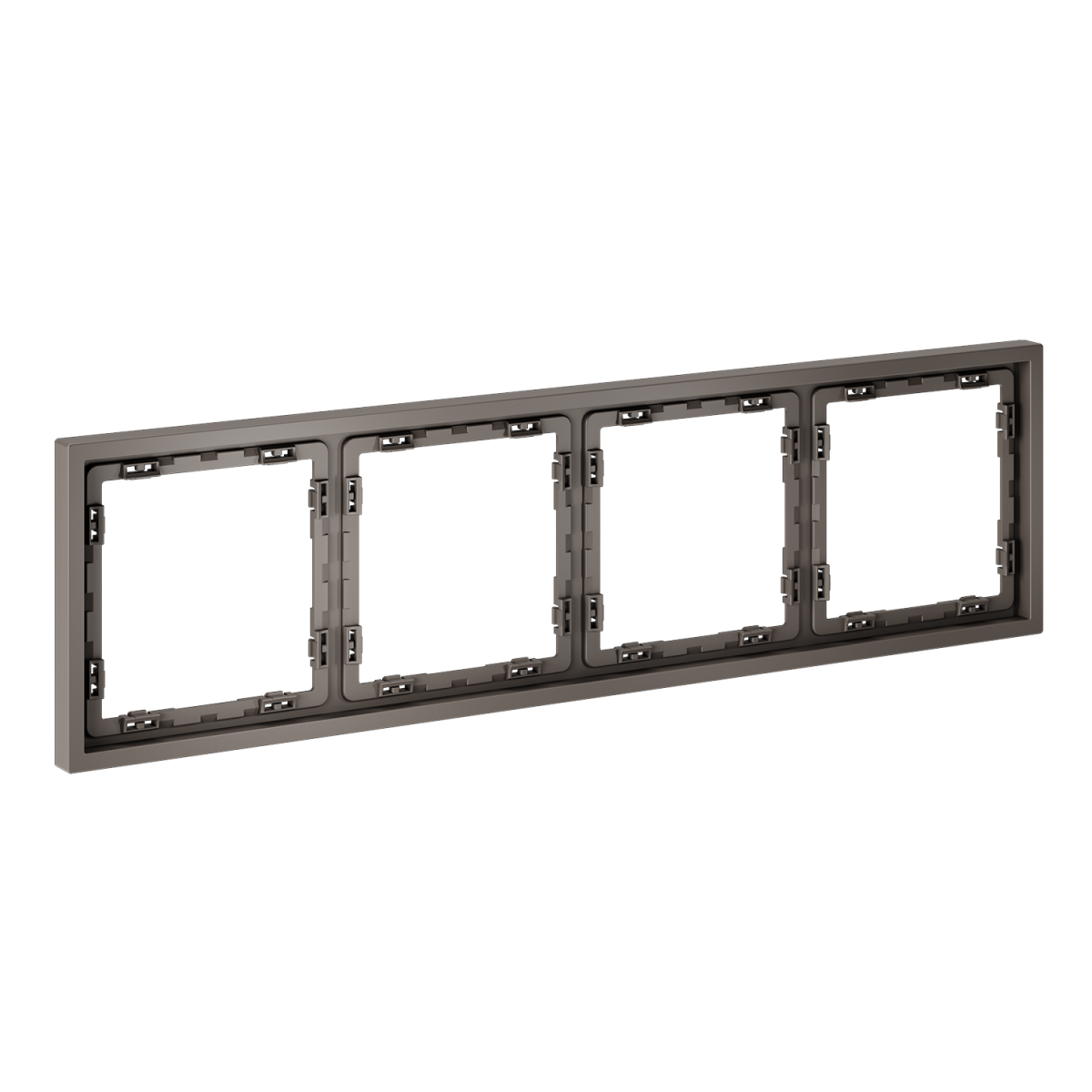 Рамка пластиковая Voltum S70 на 4 пост, (капучино) VLS100414 в #REGION_NAME_DECLINE_PP#