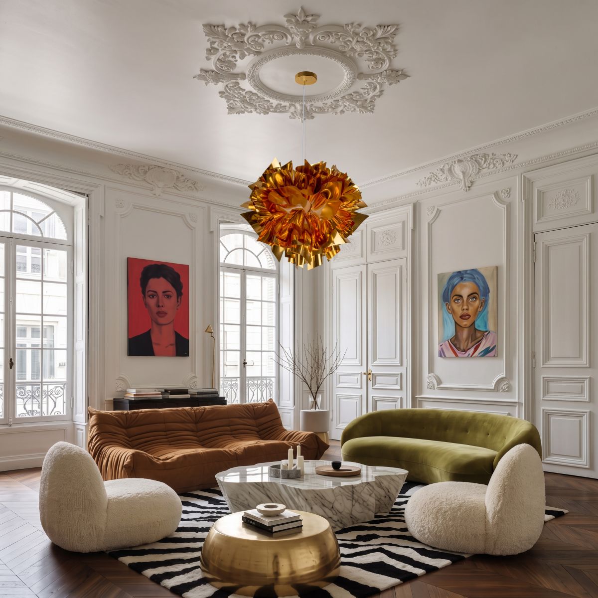 Подвесной светильник Loft IT Clizia 10593/420 Gold в Санкт-Петербурге
