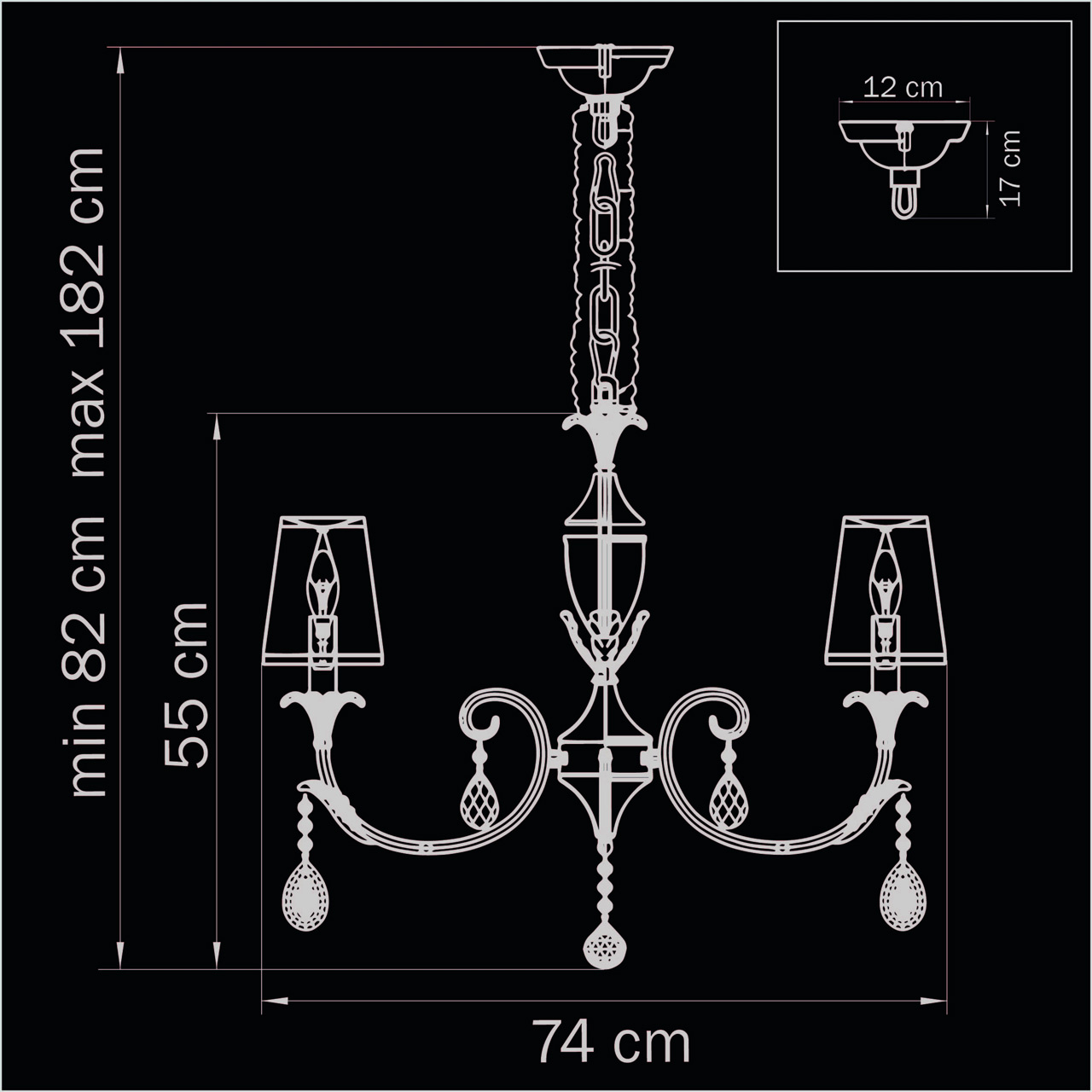 Подвесная люстра Lightstar Cappa 691084 в #REGION_NAME_DECLINE_PP#