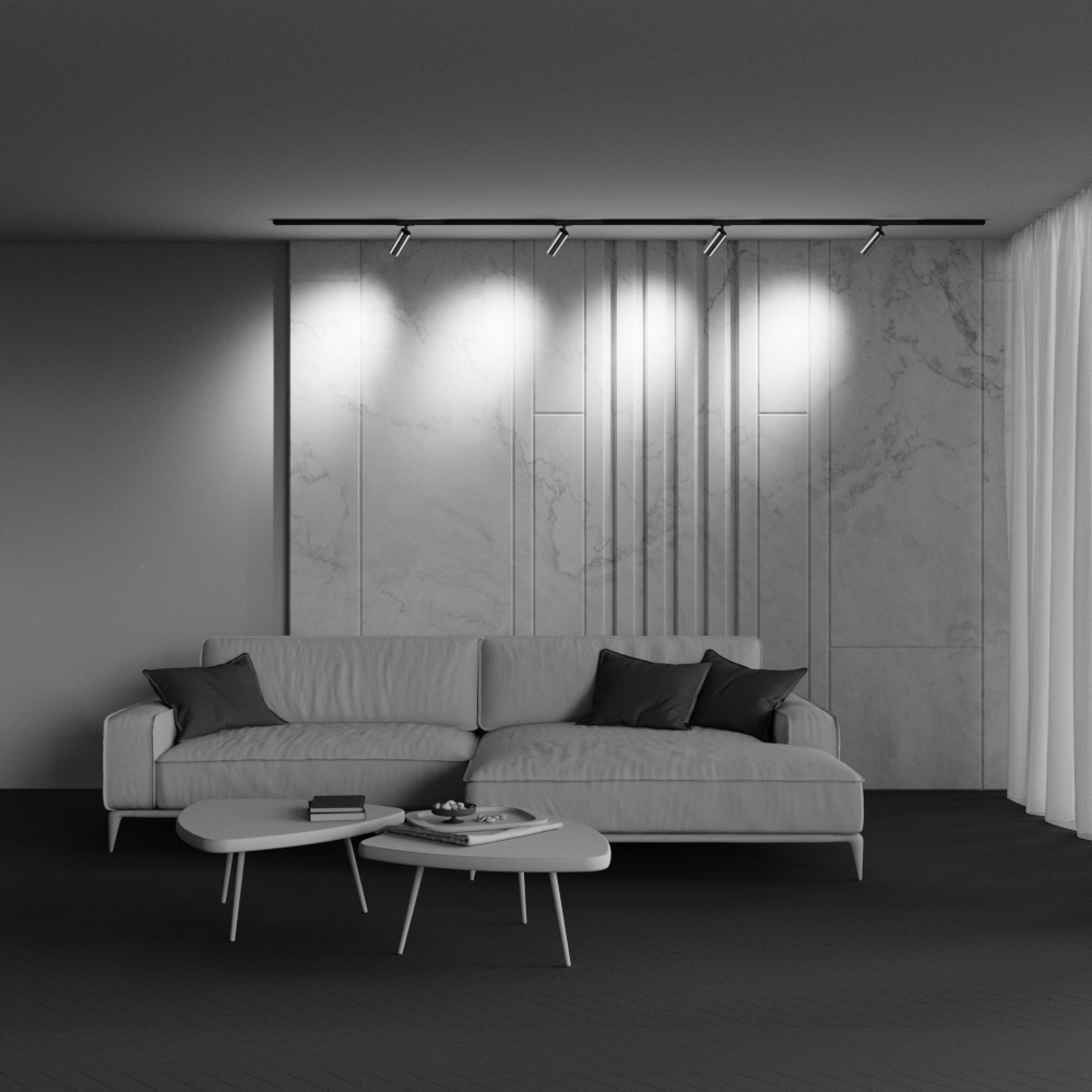 Трековый однофазный светильник Maytoni Focus Led TR021-1-12W4K-W-BBS в #REGION_NAME_DECLINE_PP#