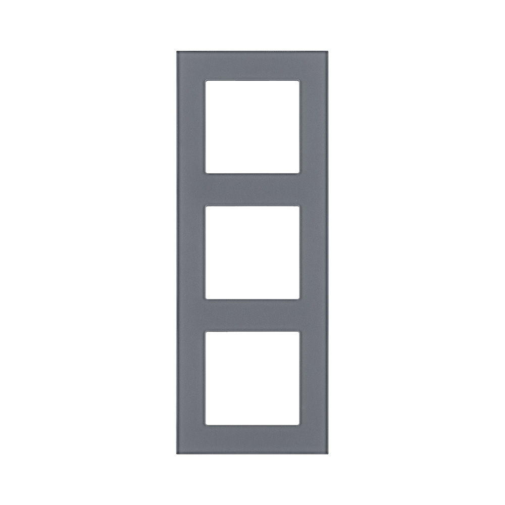 Рамка 3-постовая, стекло серый Kollinger Asthetik AS3GY в #REGION_NAME_DECLINE_PP#