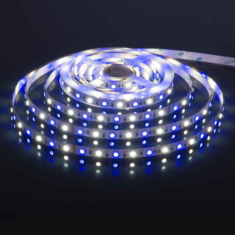 Светодиодная лента Elektrostandard 24V 14,4W 60Led 5050+5050 IP20 MIX RGB/холодный белый, 5м 4690389172274 в Санкт-Петербурге