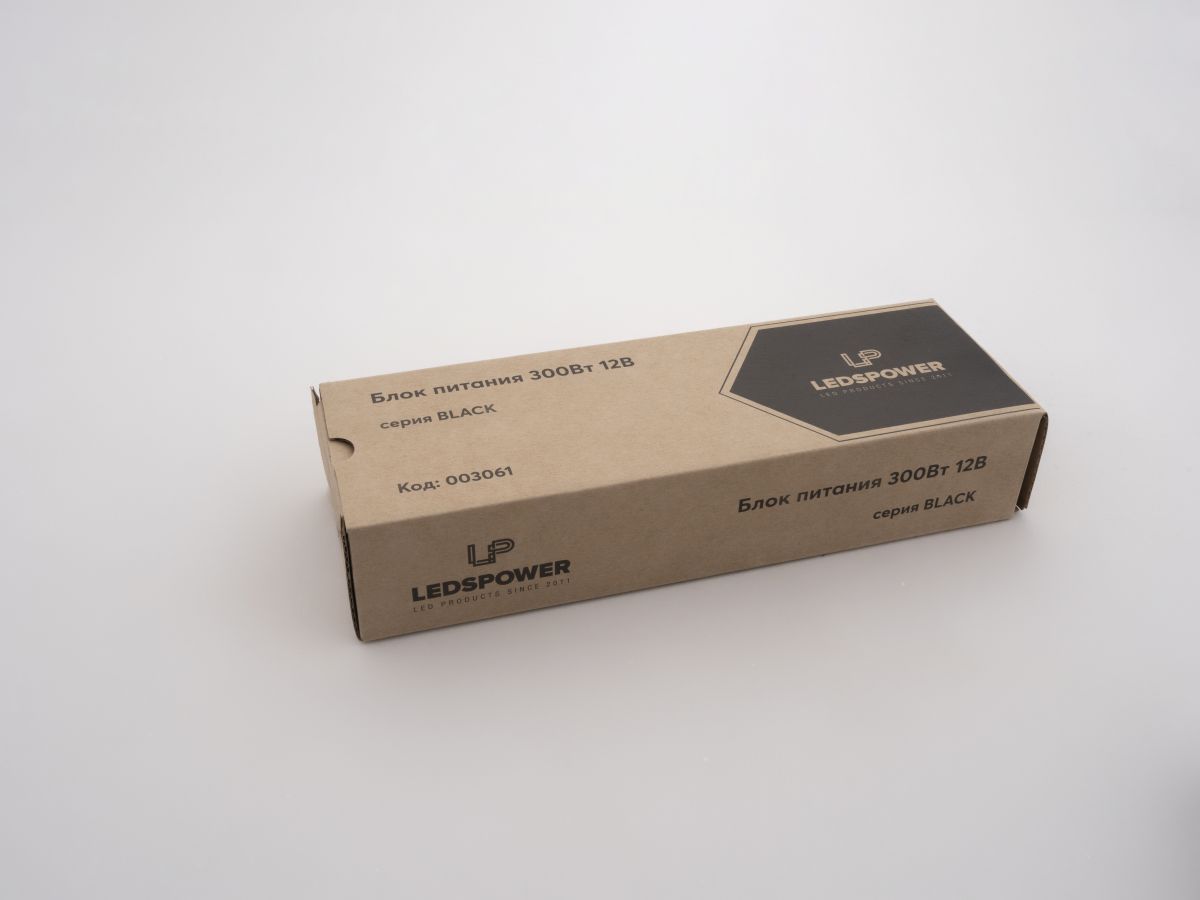 Блок питания LEDS POWER 300Вт 12В BLACK 003061 в Санкт-Петербурге