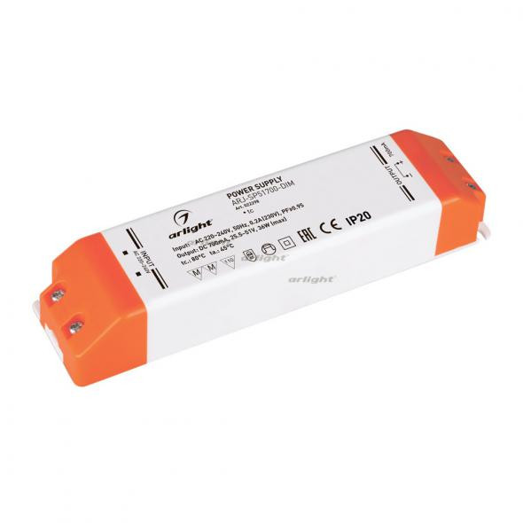 Блок питания Arlight ARJ-SP51700-DIM (36W, 700mA, PFC, Triac) 022298 в Санкт-Петербурге