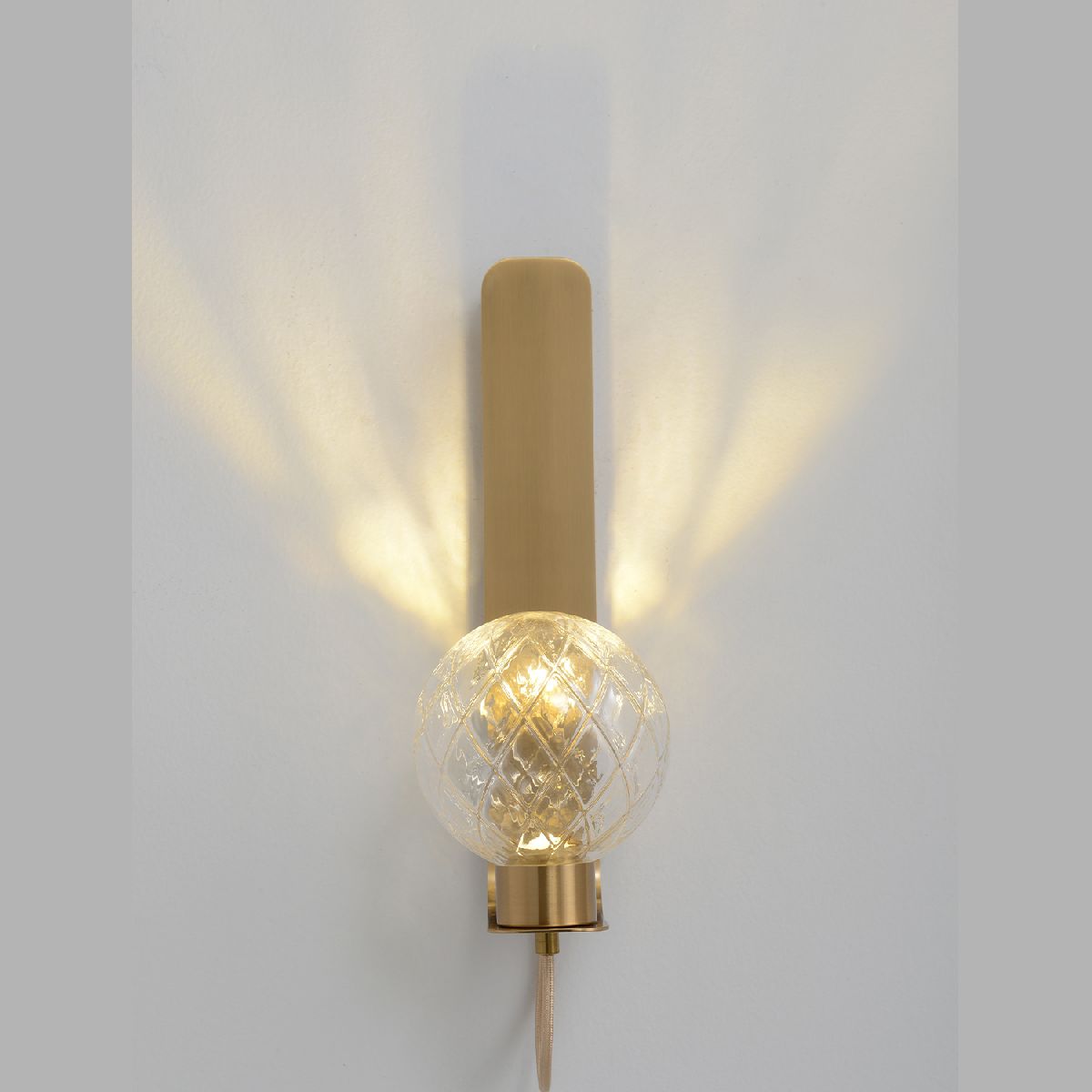 Бра LED Crystal Lux BELLA AP1 BRASS в Санкт-Петербурге