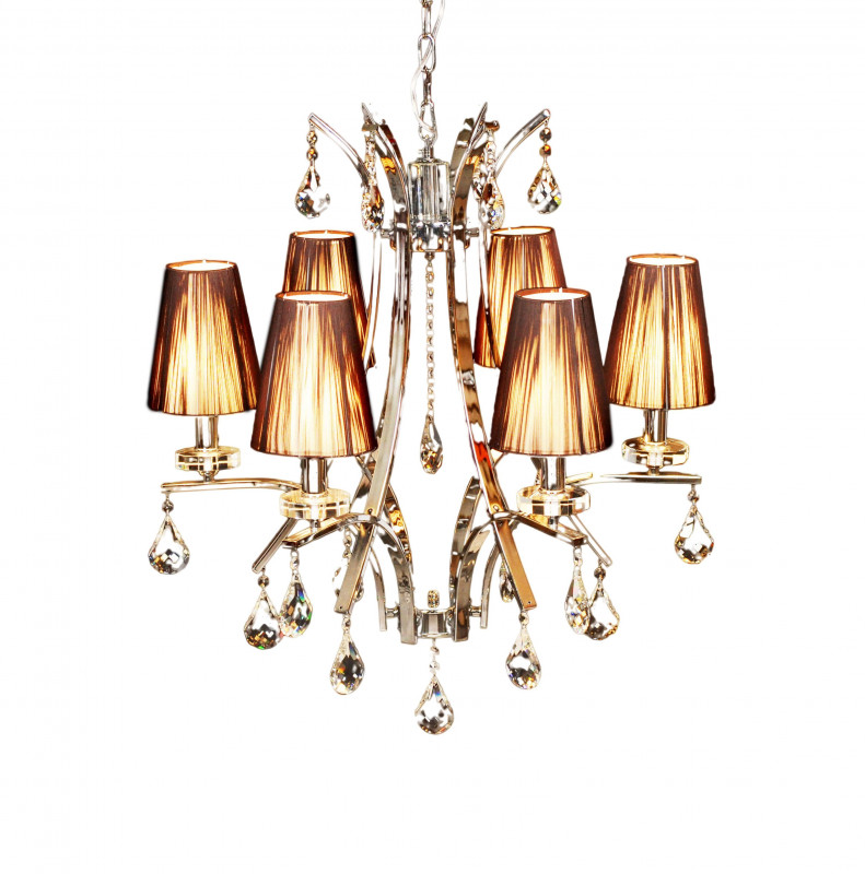 Подвесная люстра Lumina Deco Glamour LDP 66247-6 BR в Санкт-Петербурге