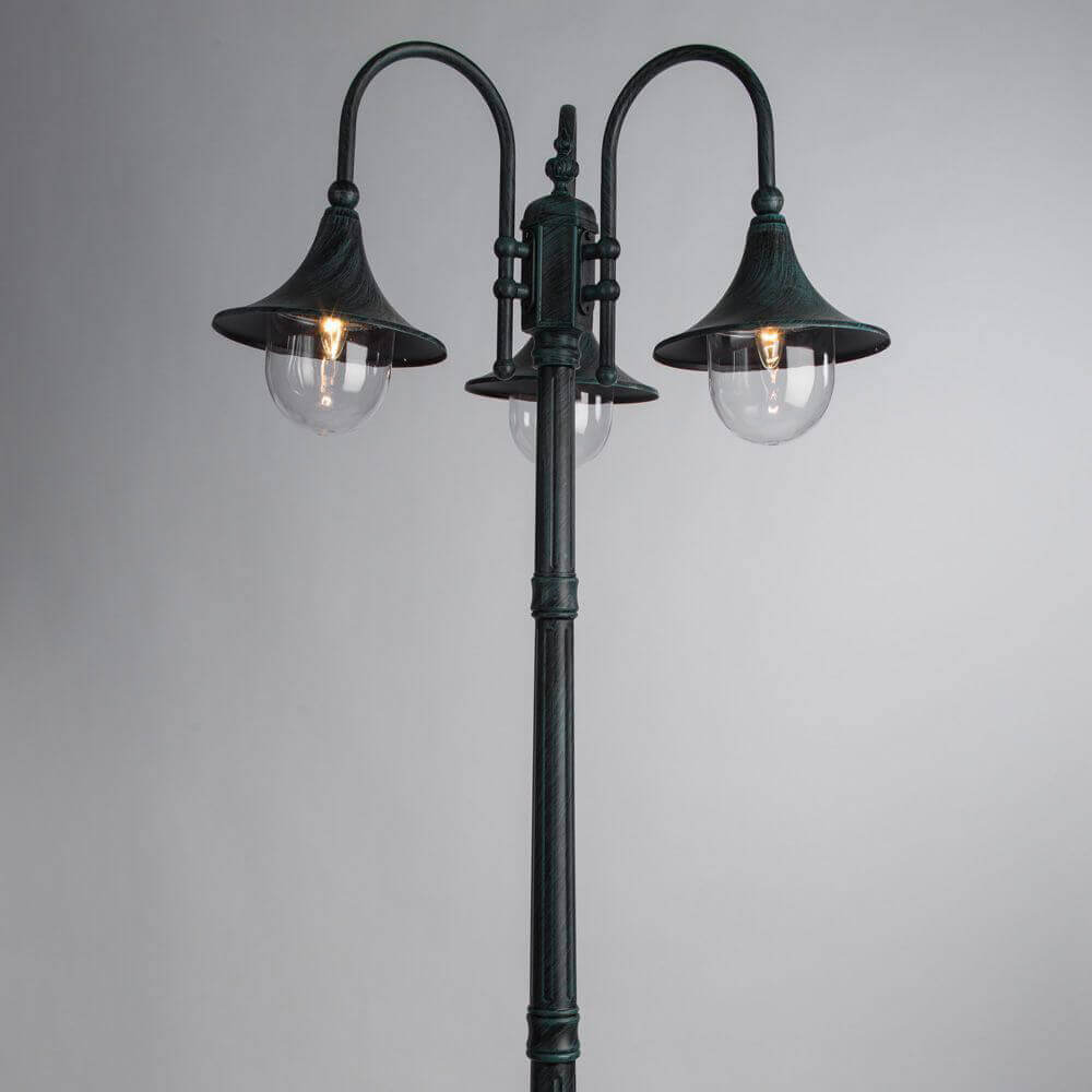 Садово-парковый светильник Arte Lamp Malaga A1086PA-3BG в Санкт-Петербурге