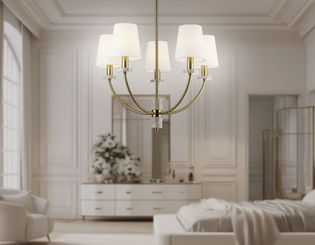 Люстра на штанге Ambrella Light High Light Ceramo Classic LH75351 в #REGION_NAME_DECLINE_PP#