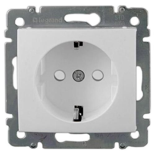 Розетка 2К+3 Legrand Valena 16A 250V с/з со шторками винтовой зажим белая 774421 в Санкт-Петербурге