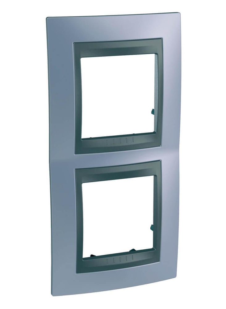 Рамка 2-постовая вертикальная Schneider Electric Unica Top MGU66.004V.298 в Санкт-Петербурге