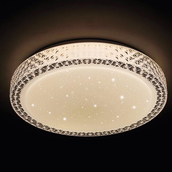 Потолочный светодиодный светильник Ambrella Light Orbital Crystal F85 55W D400 в Санкт-Петербурге