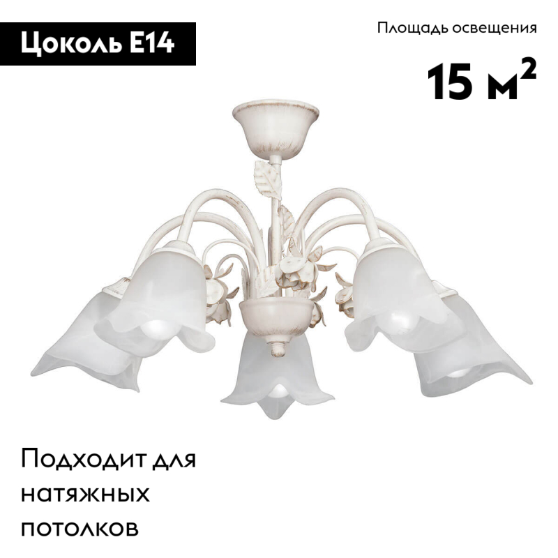 Потолочная люстра Vitaluce V1275-0/5PL в Санкт-Петербурге