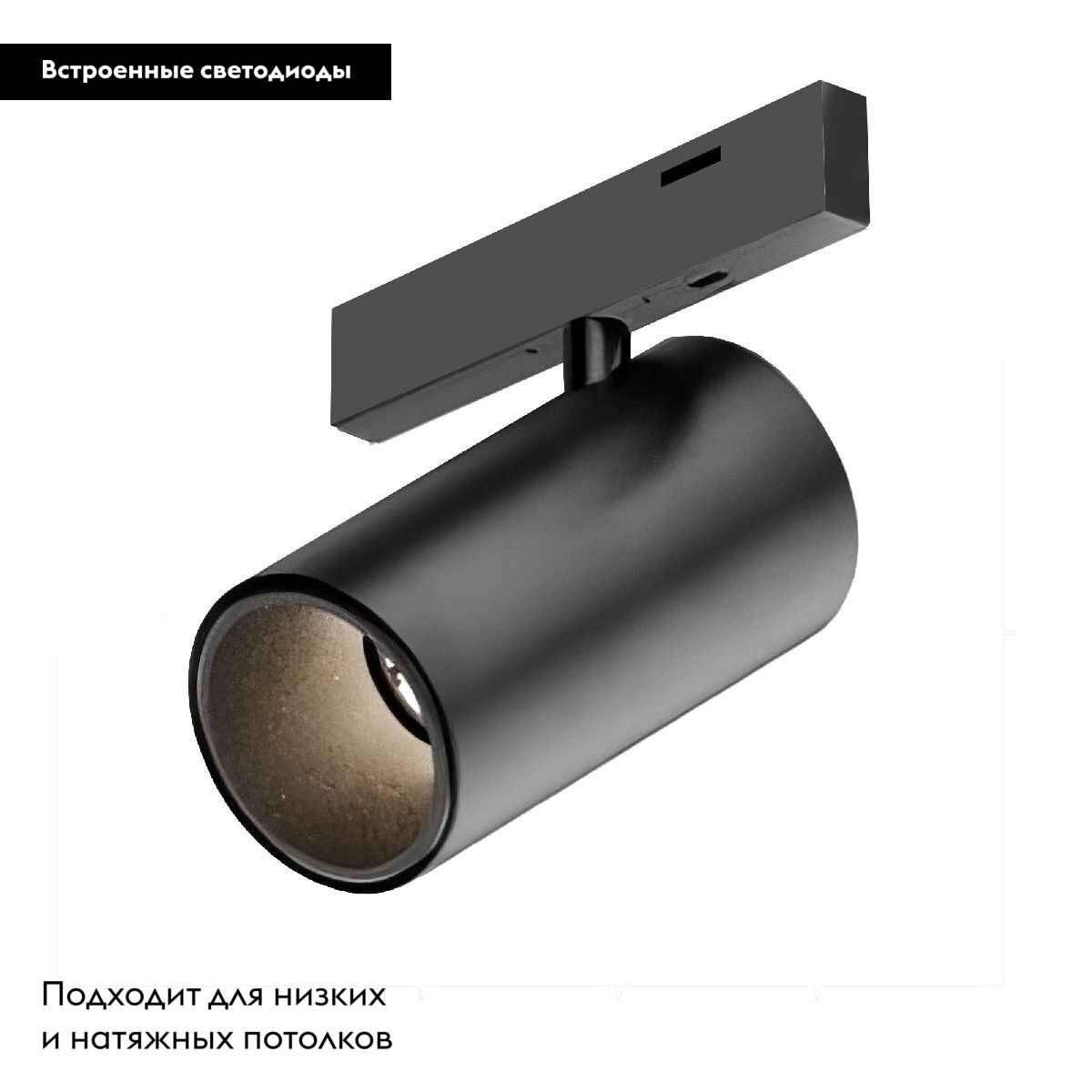 Трековый магнитный светильник Arlight MAG-MICROCOSM-SPOT-R45-9W Day4000 (BK, 36 deg, 24V) 043255 в Санкт-Петербурге