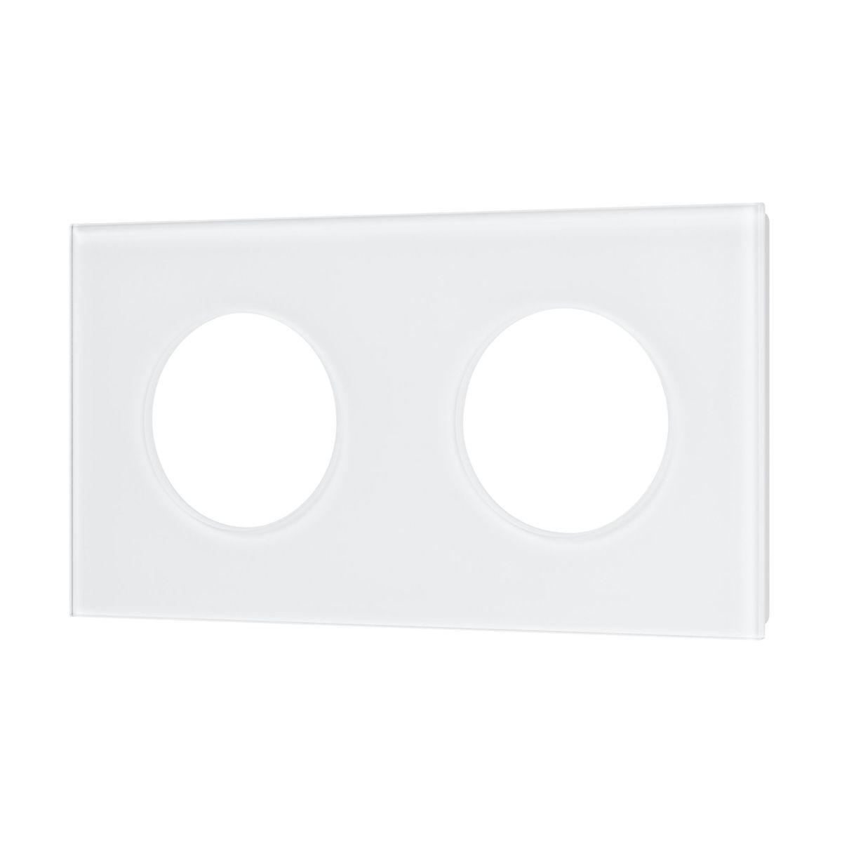 Рамка стеклянная на 2 поста Arlight FRM-GLARE-GC-2-WH 043835 в Санкт-Петербурге