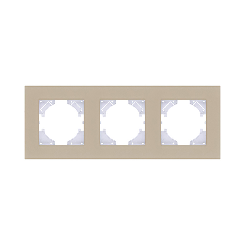 Рамка 3-постовая, стекло золотой Kollinger Reflex MG RM3GD в #REGION_NAME_DECLINE_PP#