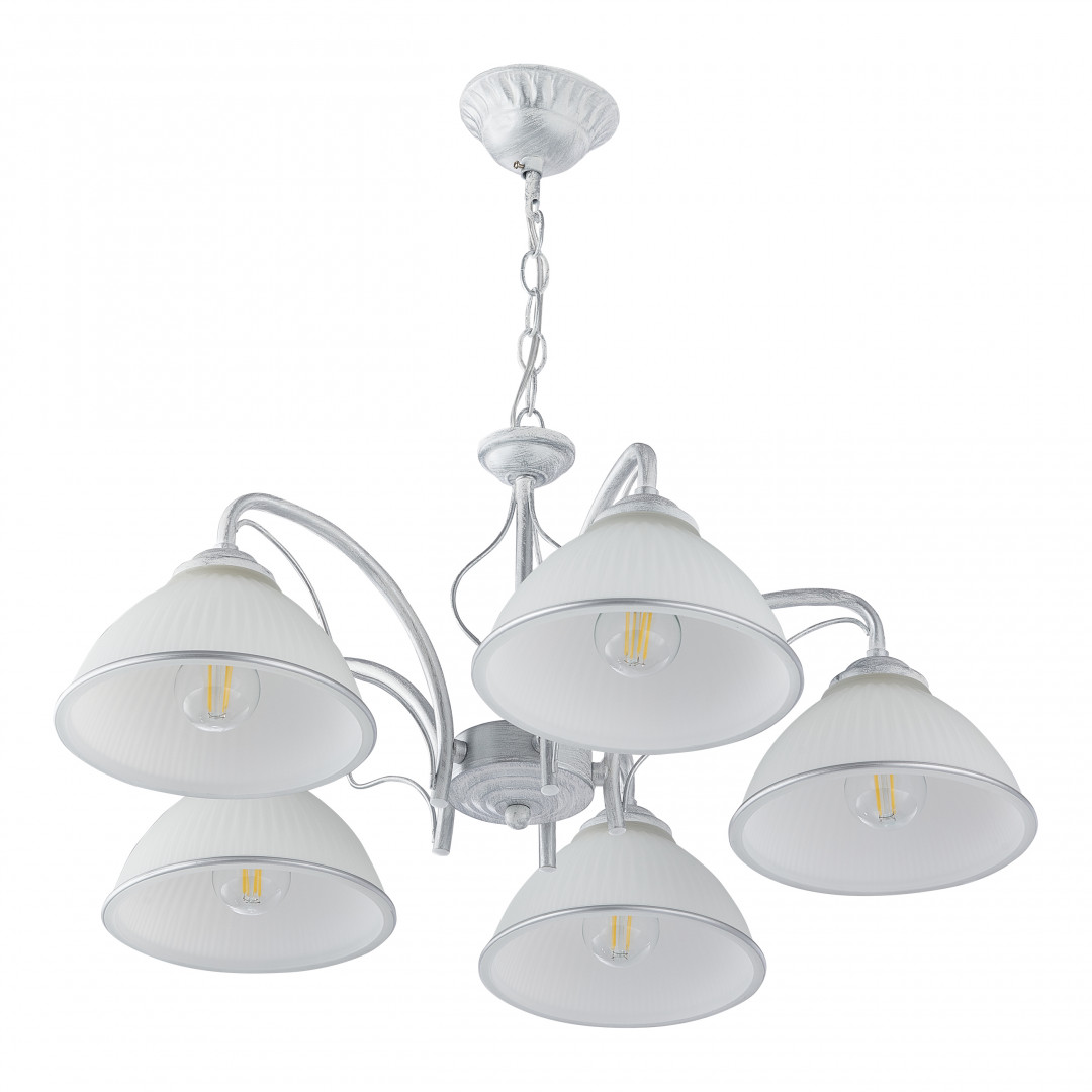 Подвесная люстра Arte Milano Amalfi 337207/5 WT+SL в #REGION_NAME_DECLINE_PP#