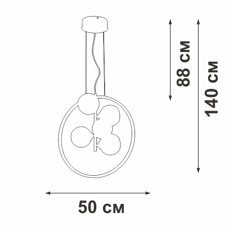 Подвесная люстра Vitaluce V3889DT-1/5+1S в Санкт-Петербурге