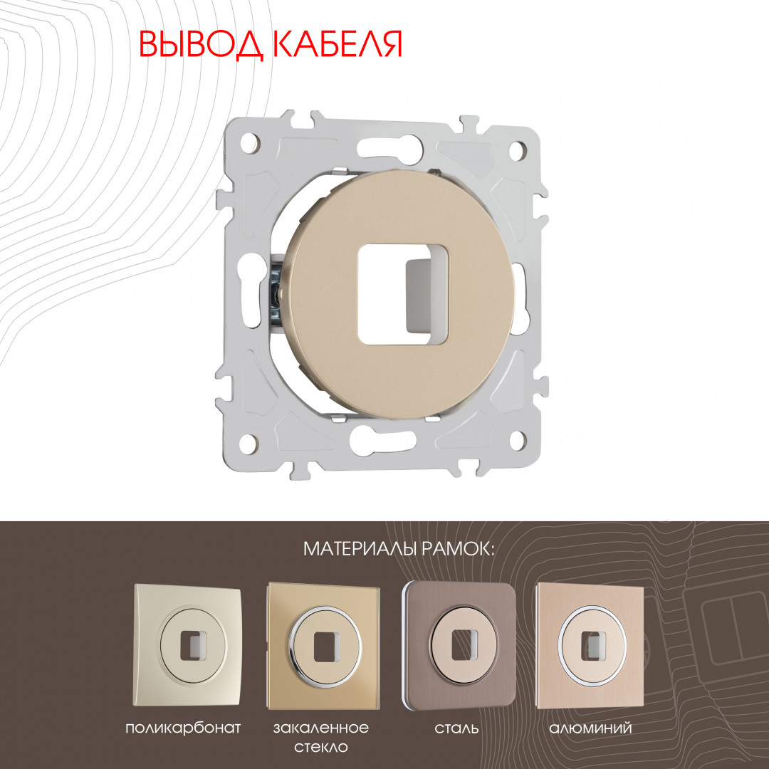 Вывод кабеля Arte Milano 202.49-1.shampan в Санкт-Петербурге