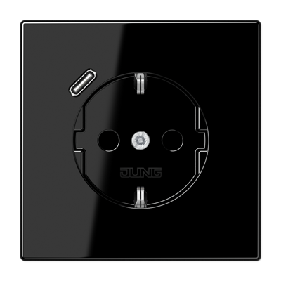Розетка 2K+З USB Typ C Jung LS1520-18CSW в Санкт-Петербурге
