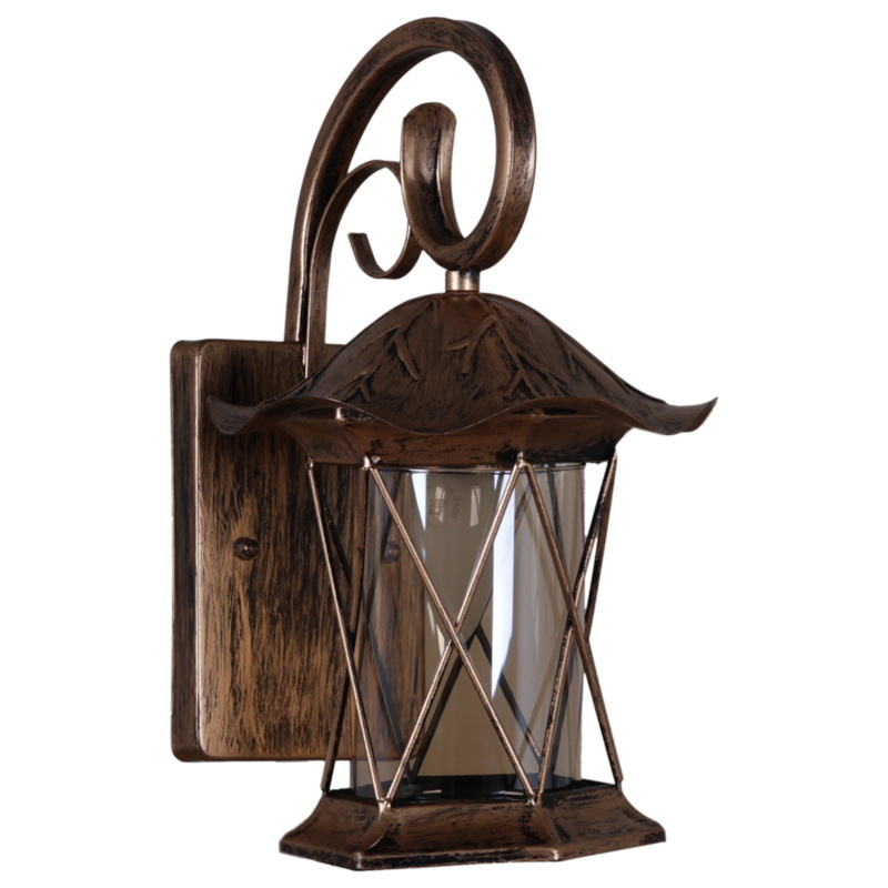 Уличный настенный светильник Reluce 08281-9.2-001U BKG RLOS в Санкт-Петербурге