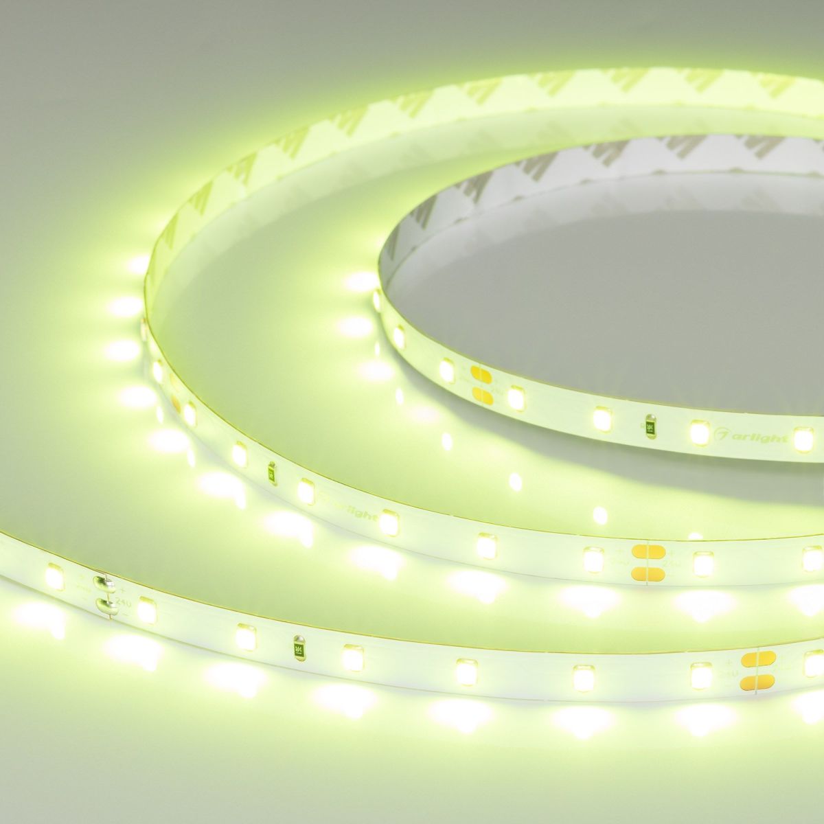 Светодиодная лента Arlight RT-A60-8mm 24V Spring Green (4.8 W/m, IP20, 5m) 055382 в Санкт-Петербурге