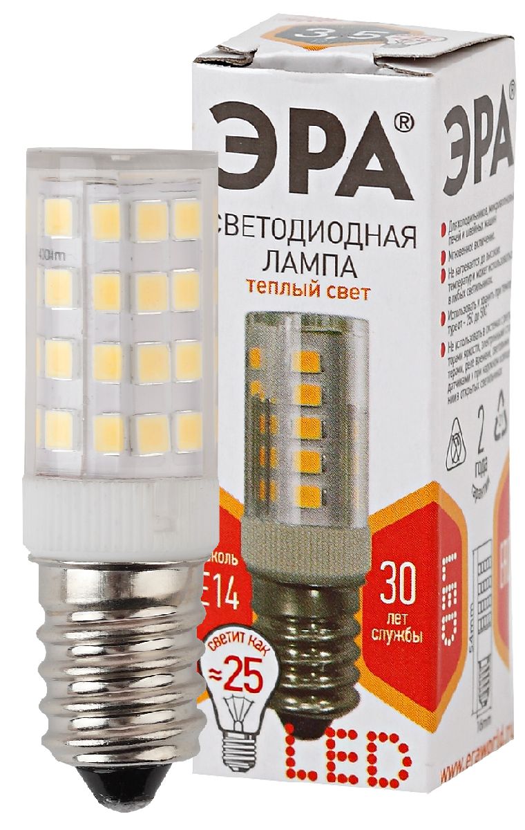 Лампа светодиодная Эра E14 3,5W 2700K LED T25-3,5W-CORN-827-E14 Б0028744 в Санкт-Петербурге