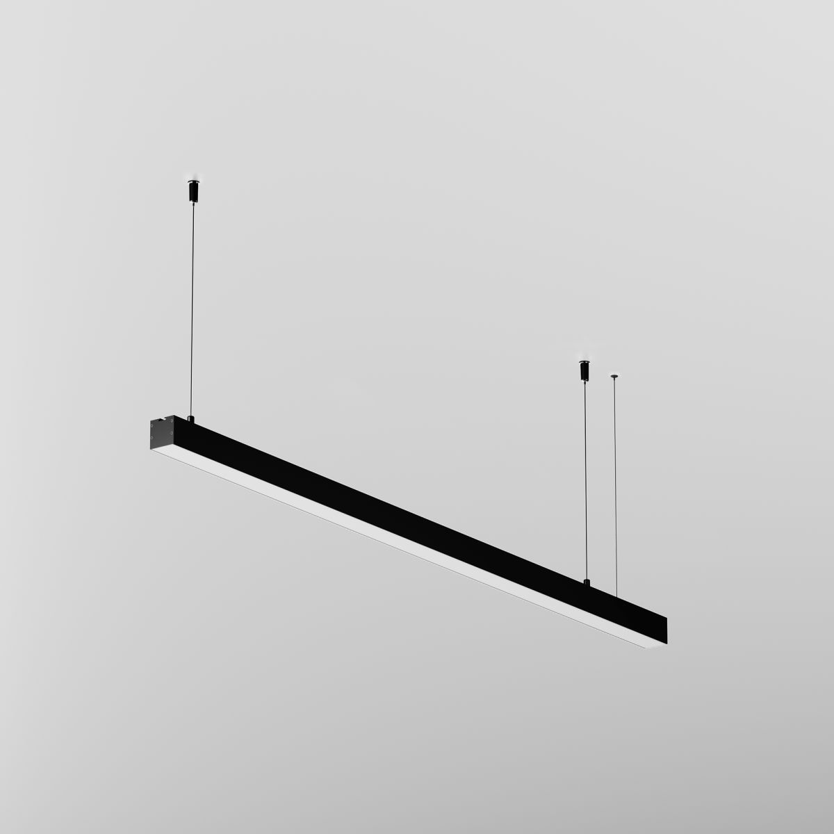 Линейный подвесной светильник Maytoni Technical 3000K 35x35 (Черный, 1 м) LL312011 в #REGION_NAME_DECLINE_PP#