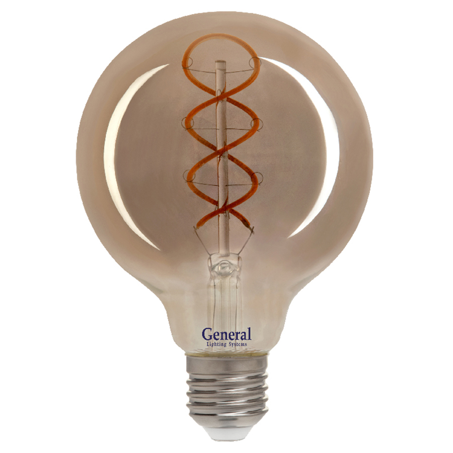 Филаментная светодиодная лампа General GLDEN-G95DSS-6-230-E27-1800 684900 в Санкт-Петербурге