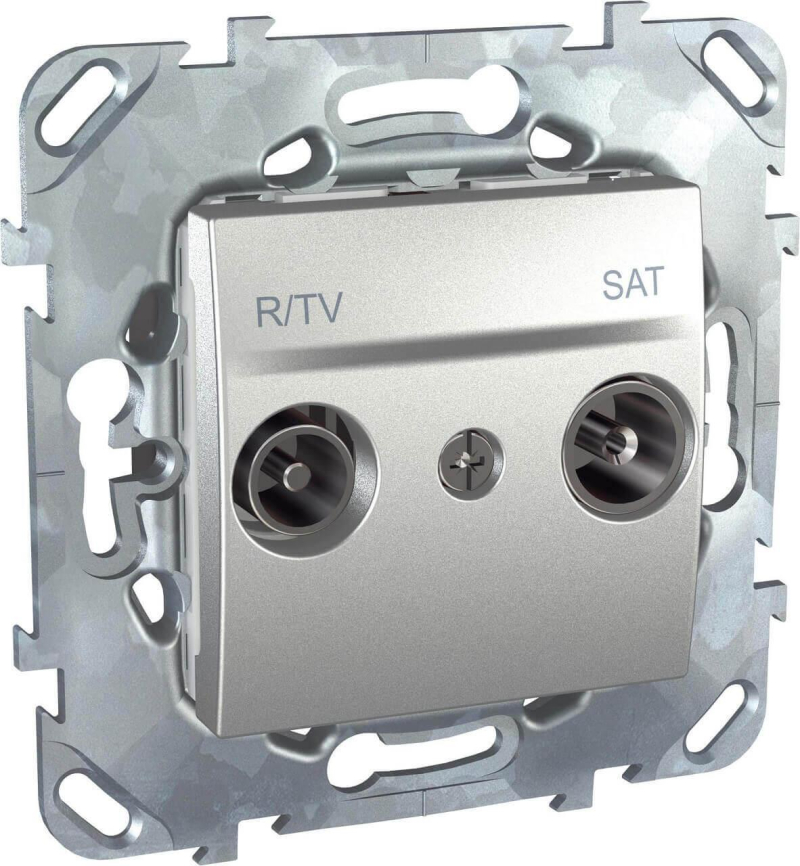 Розетка R-TV/SAT оконечная Schneider Electric Unica MGU5.455.30ZD в Санкт-Петербурге