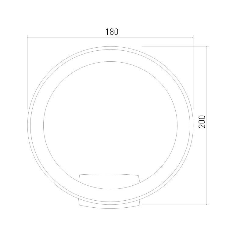 Уличный настенный светильник Elektrostandard Ring 4690389175961 в #REGION_NAME_DECLINE_PP#