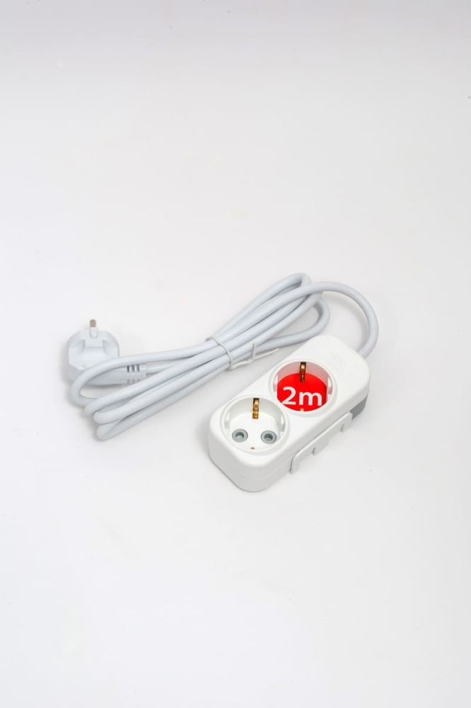 Удлинитель с/з 2вх с защитными шторками ELBI Myra 527-010202-211 в Санкт-Петербурге