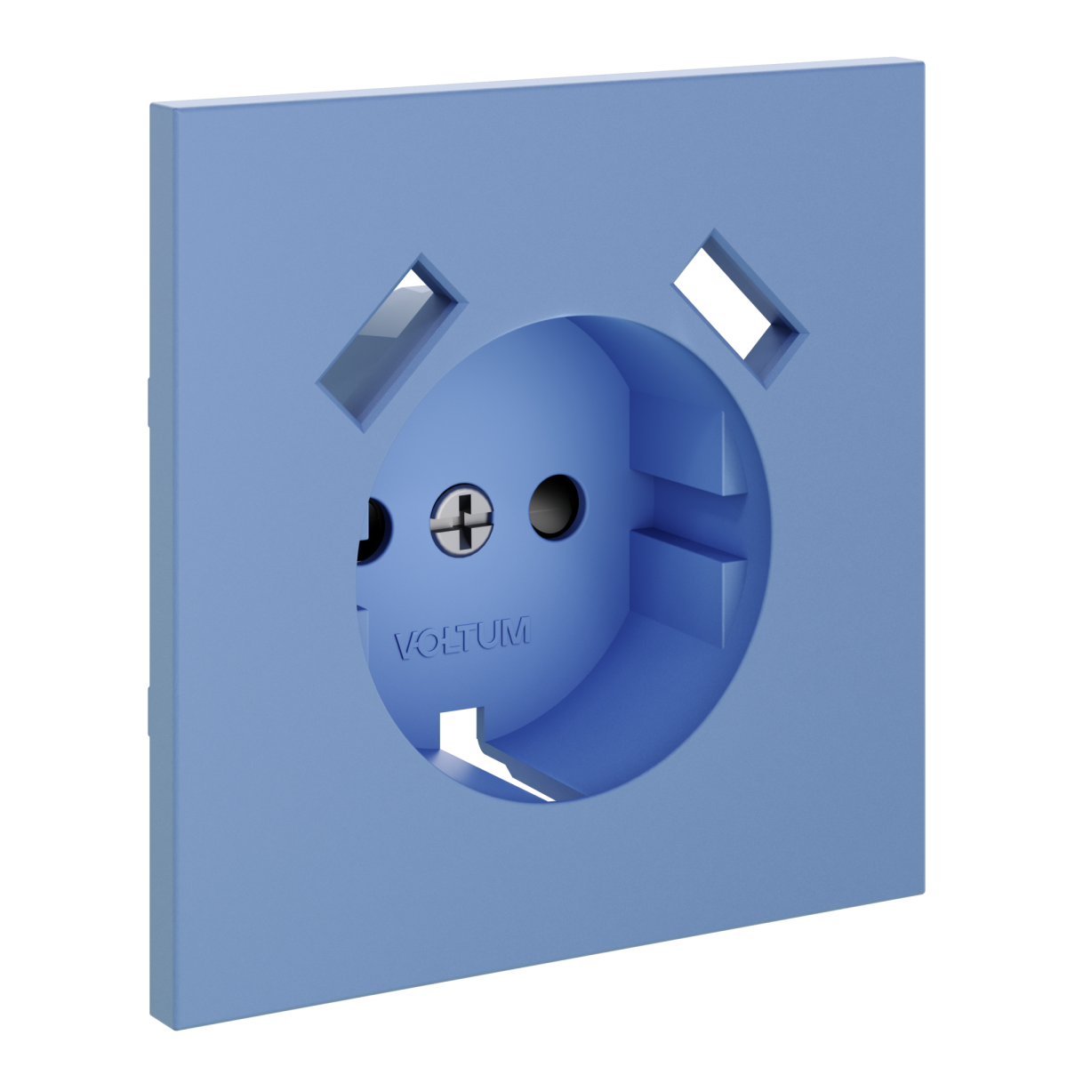 Накладка для розетки с заземлением и защитными шторками, с USB A+A Voltum S70 (деним) VLS000915 в #REGION_NAME_DECLINE_PP#