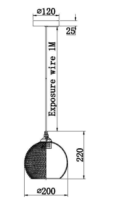 Подвесной светильник Rivoli Mod 3034-201 Б0037686 в Санкт-Петербурге