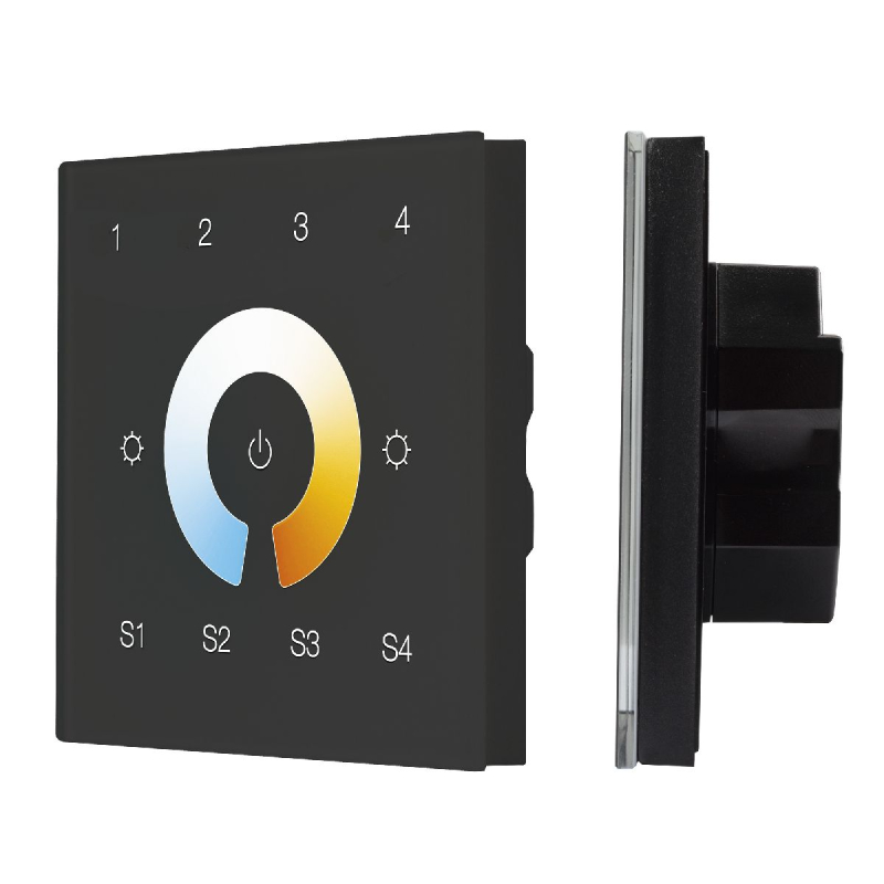 Сенсорная панель Arlight DALI-901-11-4G-4SC-MIX-DT8-IN Black BUS/230V 037197 в Санкт-Петербурге