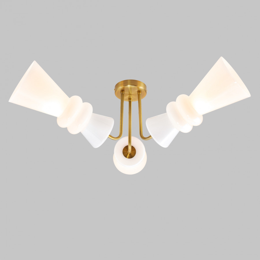 Потолочная люстра IMEX Bloom MD.9345-3-S-BR в #REGION_NAME_DECLINE_PP#