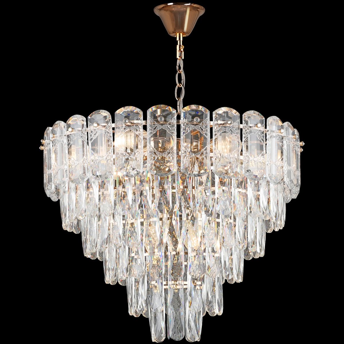 Подвесная люстра Reluce 36720-0.4-8+5 FGD в Санкт-Петербурге