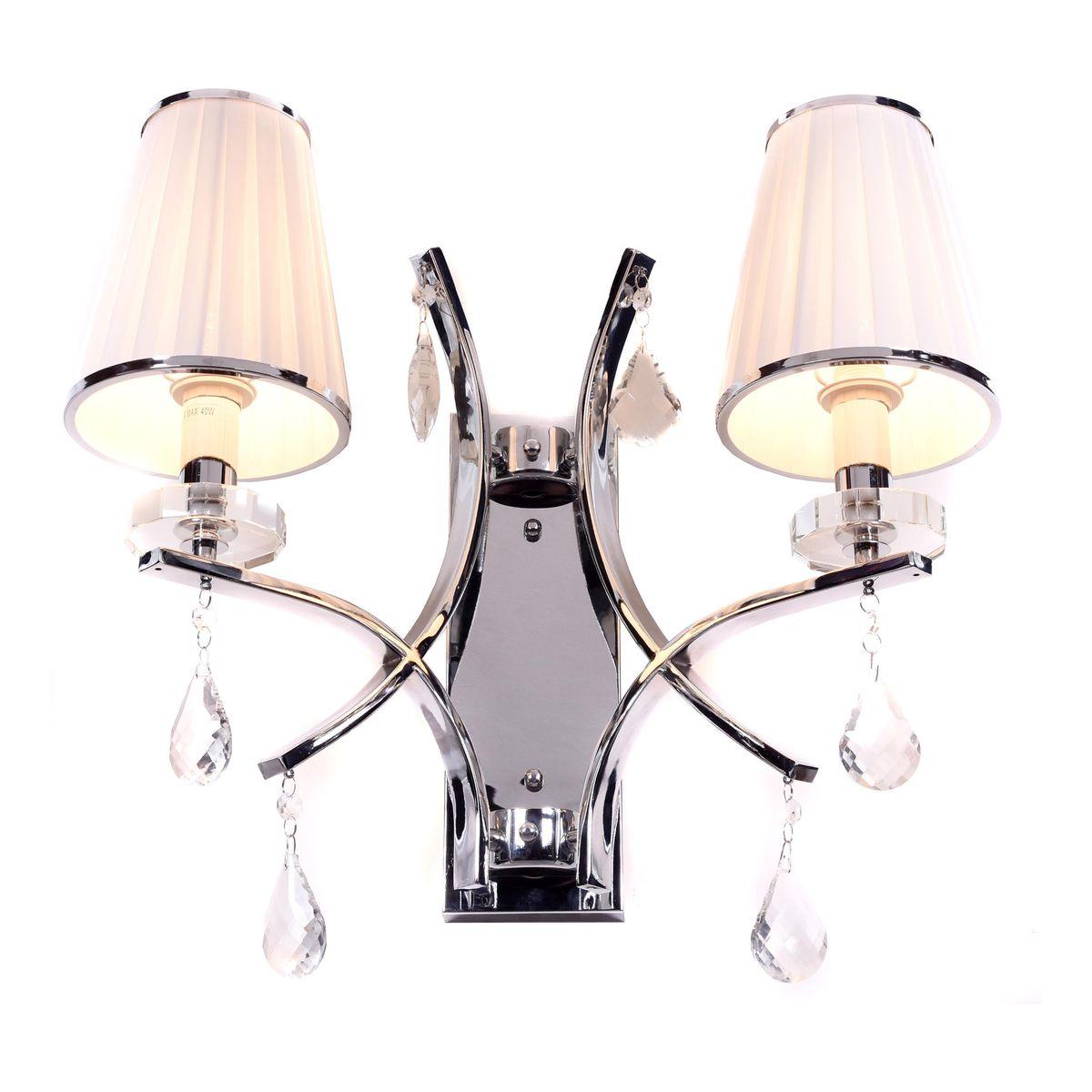 Бра Lumina Deco Glamour LDW 66247-2 WT+CHR в Санкт-Петербурге