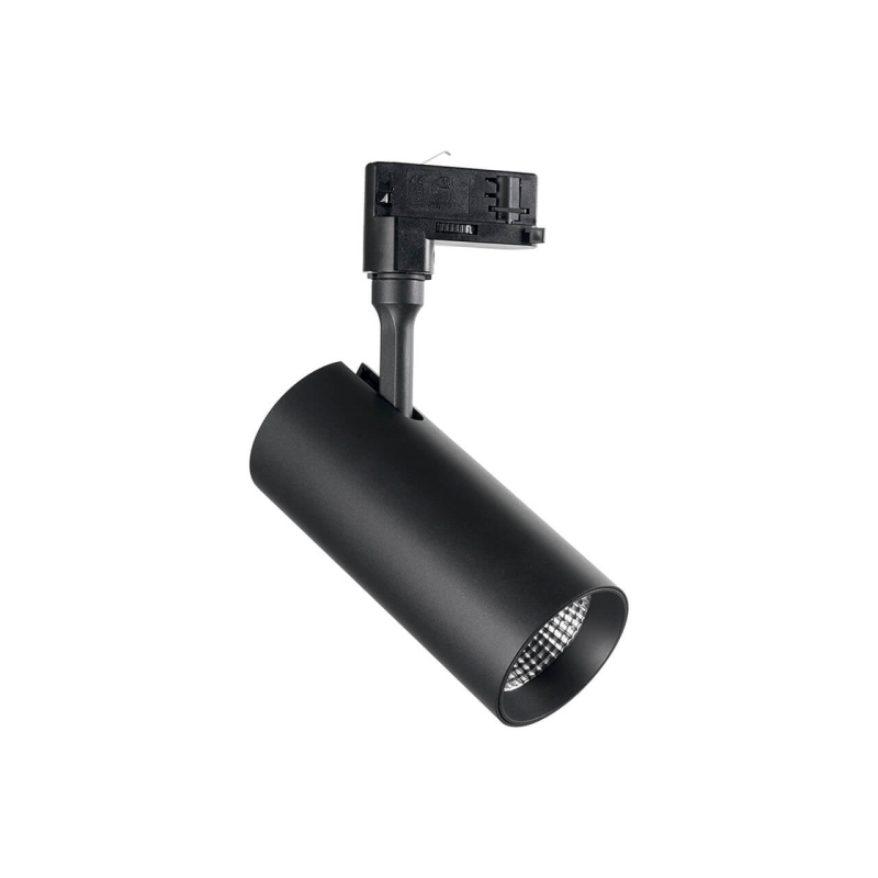 Трековый светодиодный светильник Ideal Lux Smile 20W Cri90 36 3000K Black 189840 в Санкт-Петербурге