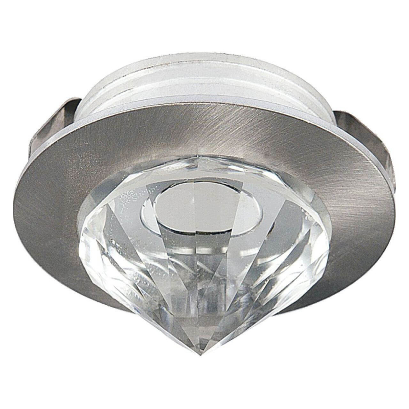 Встраиваемый светодиодный светильник Horoz Nadia 1W 6400К матовый хром 016-027-0001 HRZ00000239 в Санкт-Петербурге