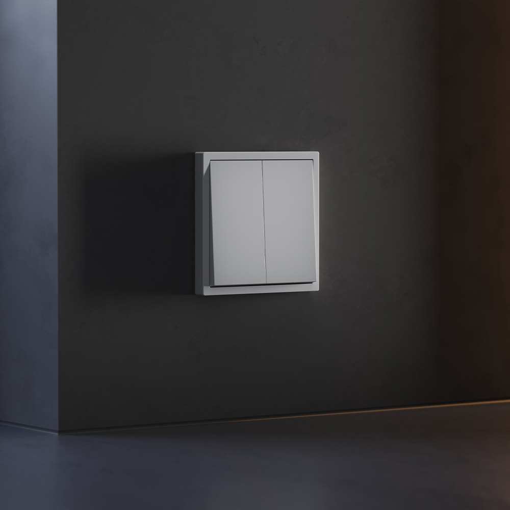 Клавиши для выключателя/переключателя двухклавишного Voltum S70 (серый) VLS000316 в #REGION_NAME_DECLINE_PP#