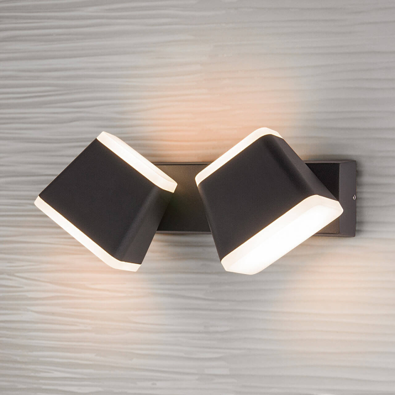 Уличный настенный светодиодный cветильник Elektrostandard 1522 Techno Led Bell черный 4690389131943 в Санкт-Петербурге