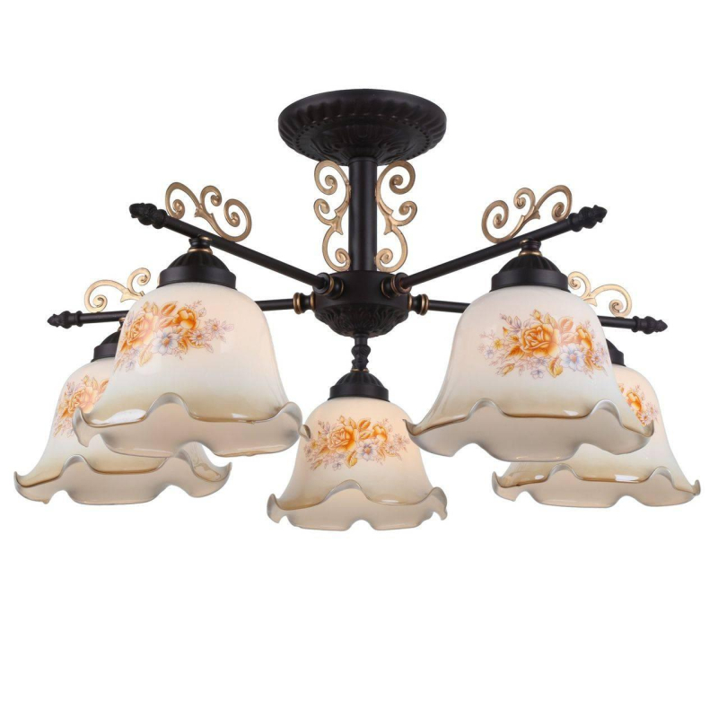 Потолочная люстра Arte Lamp 61 A6582PL-5BR в Санкт-Петербурге