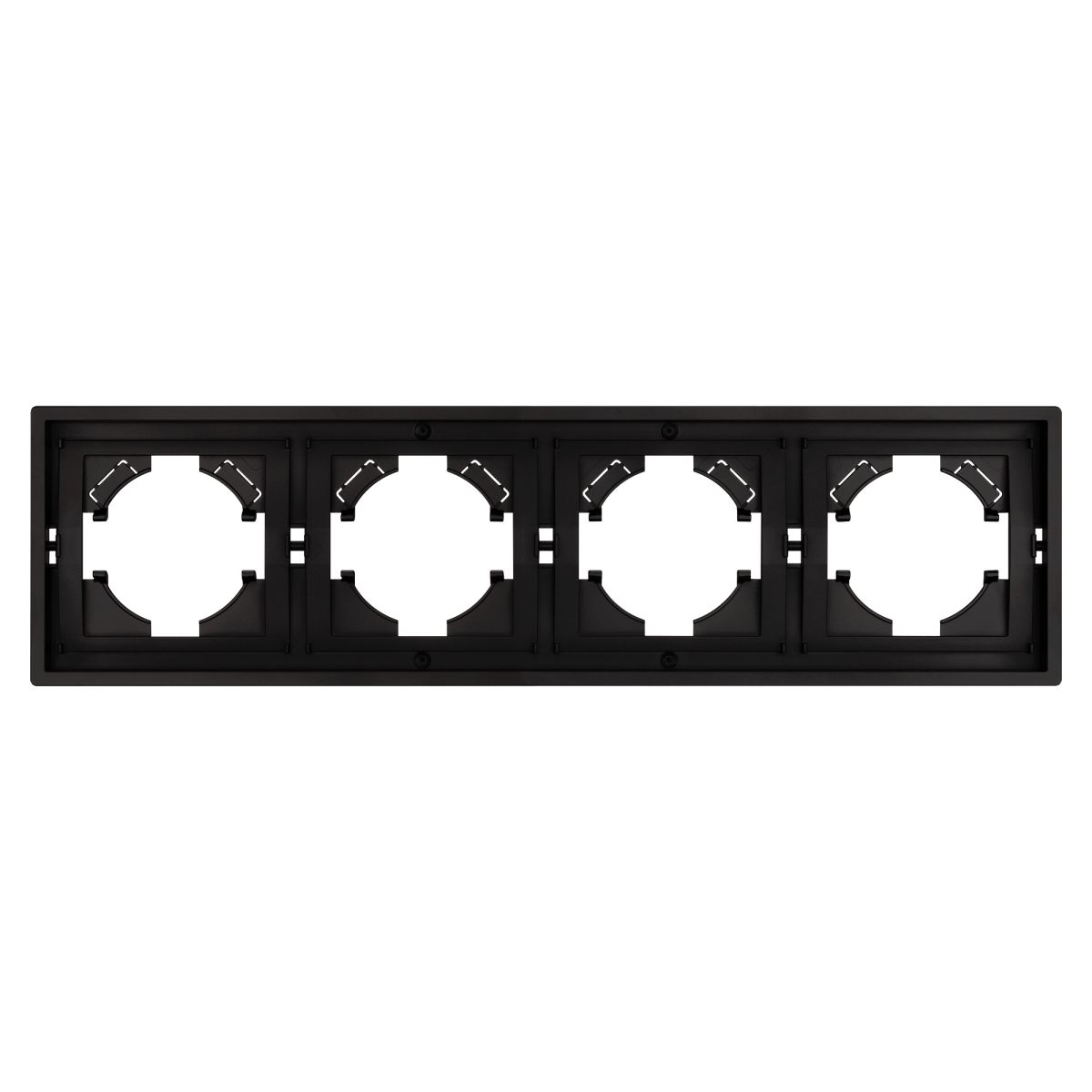 Рамка пластиковая на 4 поста Arlight FRM-TENDO-PL-4-BK 053848 в Санкт-Петербурге