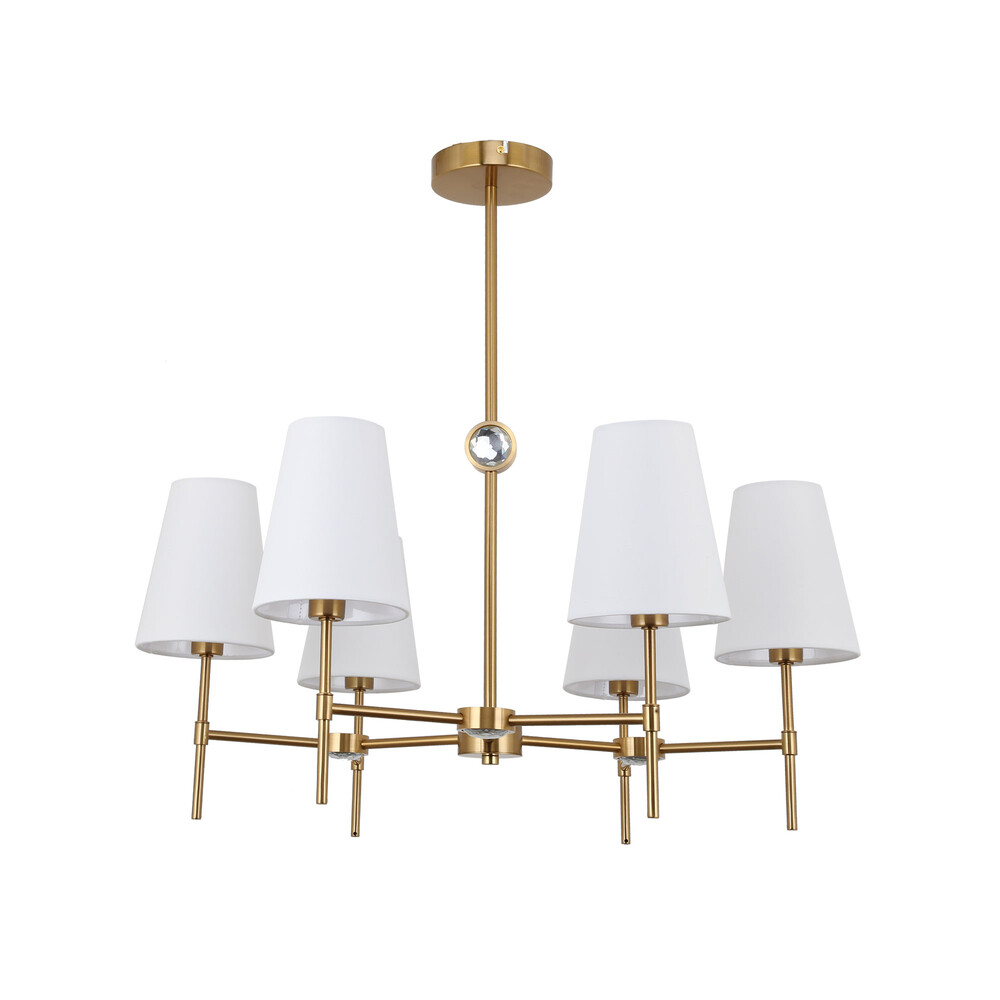 Люстра на штанге Arte lamp Daniella A4104LM-6PB в #REGION_NAME_DECLINE_PP#