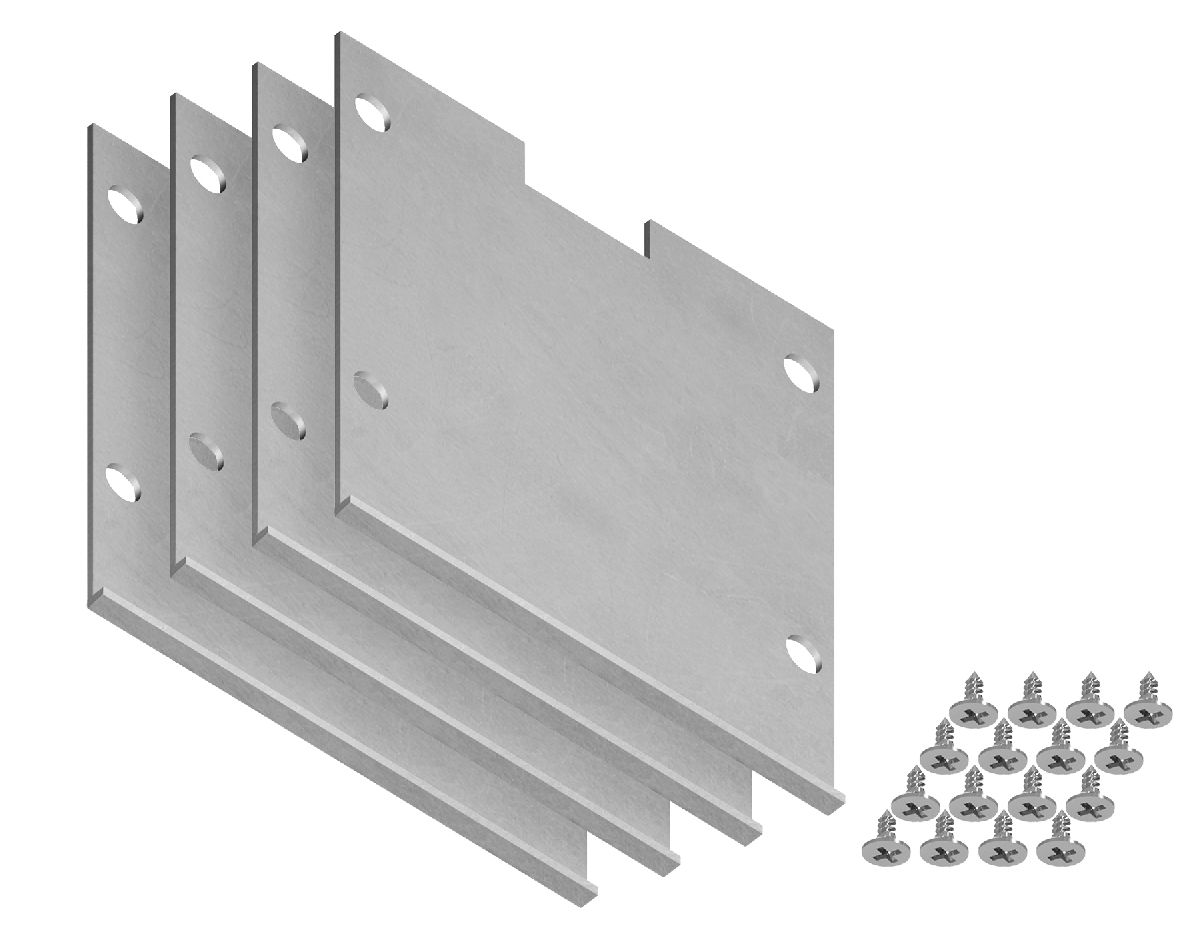 Заглушка (4 шт.) Ambrella Light Alum Profile GP8550 в Санкт-Петербурге